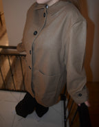 Geknöpfte Stoffjacke