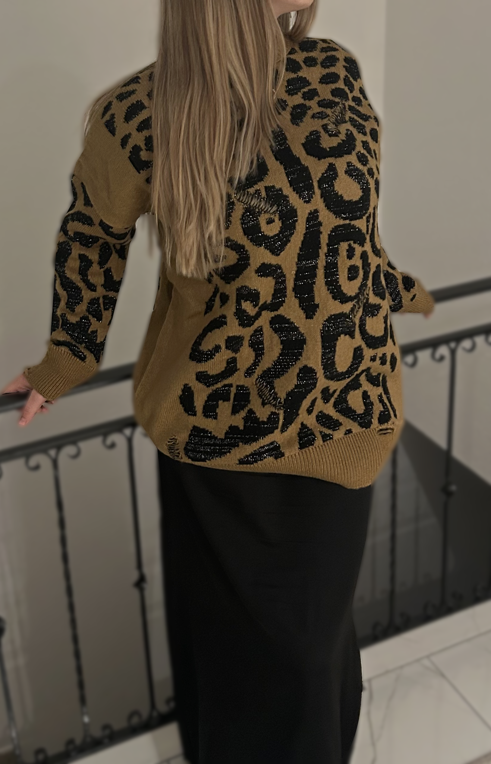 Leopard Pullover