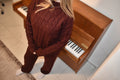 Knitting set Burgundy